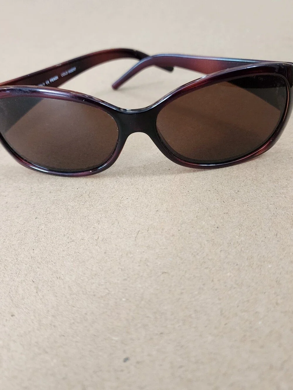 Fendi Sunglasses Two Tone Tortoise Shell FS407 238  57 14 125 Side Logos Vintage